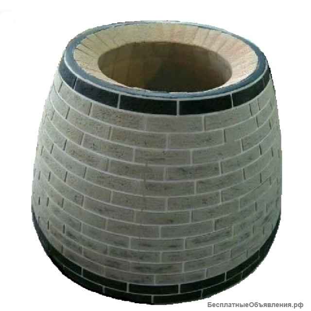 Изготавливаем тандыр на колесах