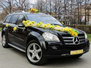 Черный джип Мерседес GL500 на свадьбу