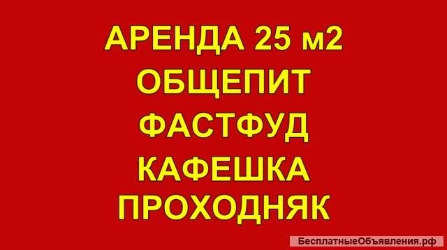 Аренда под Общепит на углу Лермонтова/пр. Победы 25 м2.Огромный проходняк