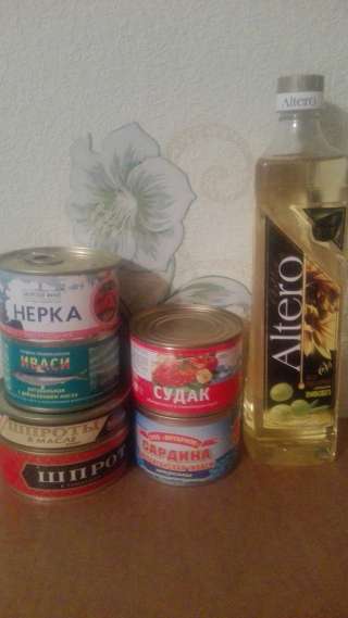 Консервы рыбные, тушонка