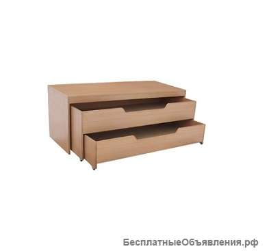 Двухъярусная кровать с тумбой