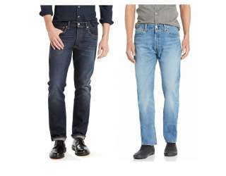 NEW Men's Levi's 501 Jeans Original Fit Straight Leg Stretch size 33 34 36 38