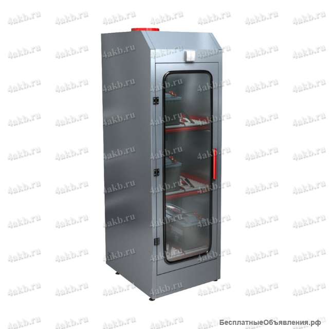 Большой шкаф для заряда аккумуляторов