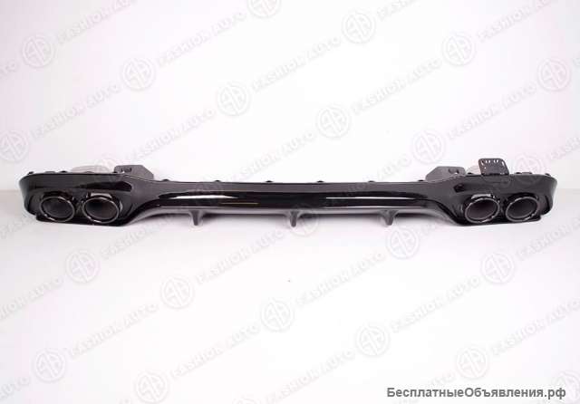 Мерседес 213 диффузор 53 AMG с выхлопом Mercedes w 213