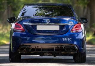 Диффузор насадки amg 63s mercedes c 205 рестайлинг