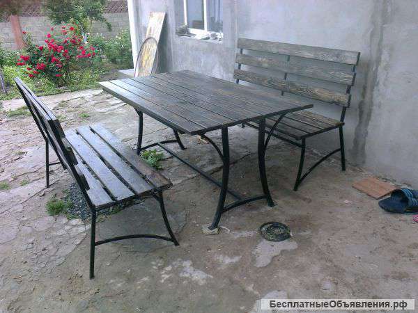 Комплект стол + лавочки