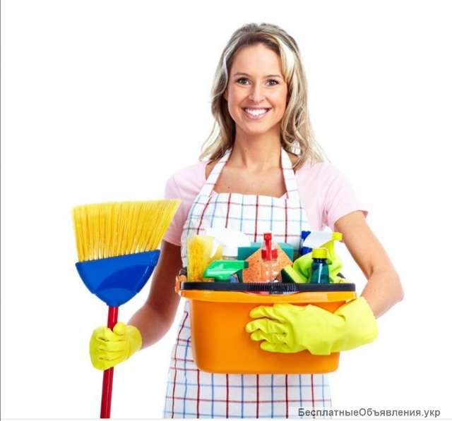 Нужна уборщица 300 грн/смена
