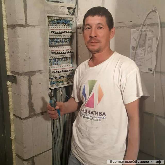 Электрик: замена проводки, счетчиков, розеток, выключателей и т.п