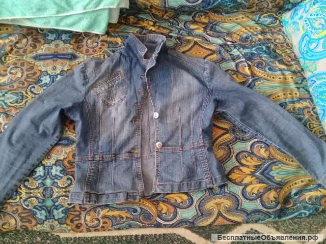 ДЖИНСОВЫЙ женский пиджак