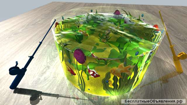 Детская развивающая игра 3D-рыбалка