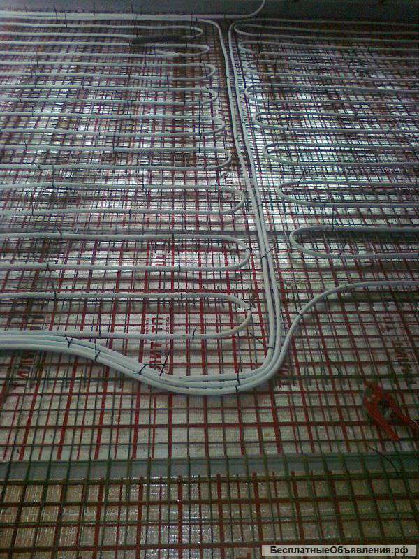 Монтаж тёплого водяного пола