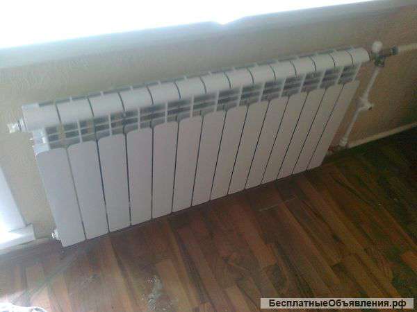 Замена радиаторов отопления, стояков