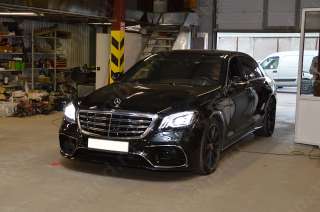 Мерседес 222 комплект рестайлинга mercedes s 222 63 AMG +пороги
