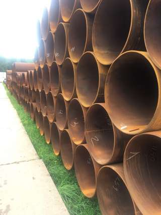 Трубы стальные б/у восстановленные