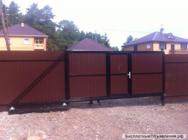 Услуги по производству и монтажу заборов