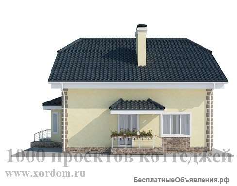 Двухэтажный кирпичный дом на 167 кв. м.