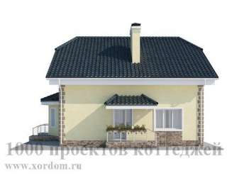 Двухэтажный кирпичный дом на 167 кв. м.