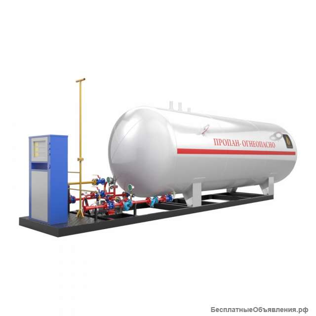 Модульная АГЗС модель БНГ-18-2-1 объемом 36м3