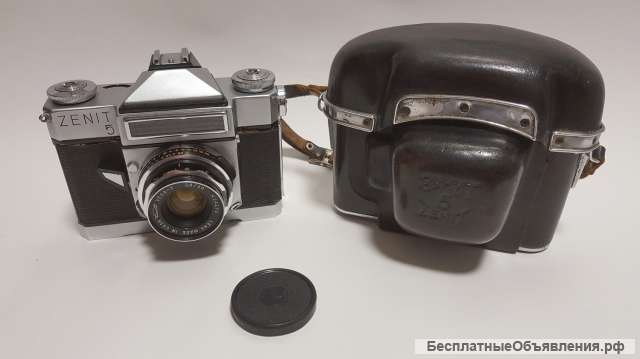 Зенит 5.Плёночный советский фотоаппарат. Выбрать и купить в подарок коллекционеру. Фотографу.