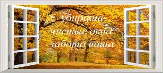 Мытьё окон от компании «УБИРАША»