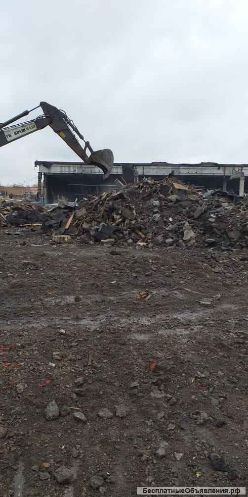 Слом металлоконструкций, демонтажные работы по сносу зданий разборке сооружений