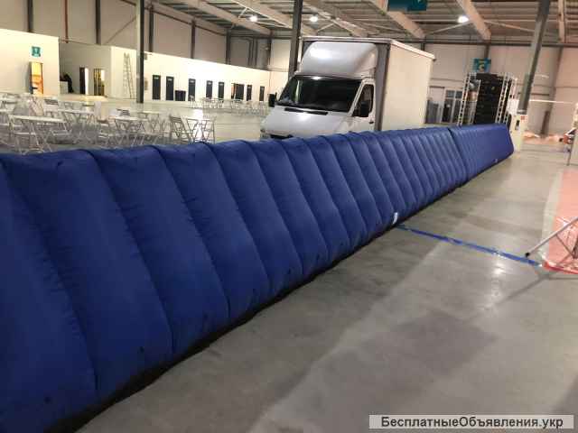 Надувной забор Inflatable fence пит-уолл
