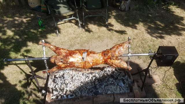 Разборный вертел для жарки барана