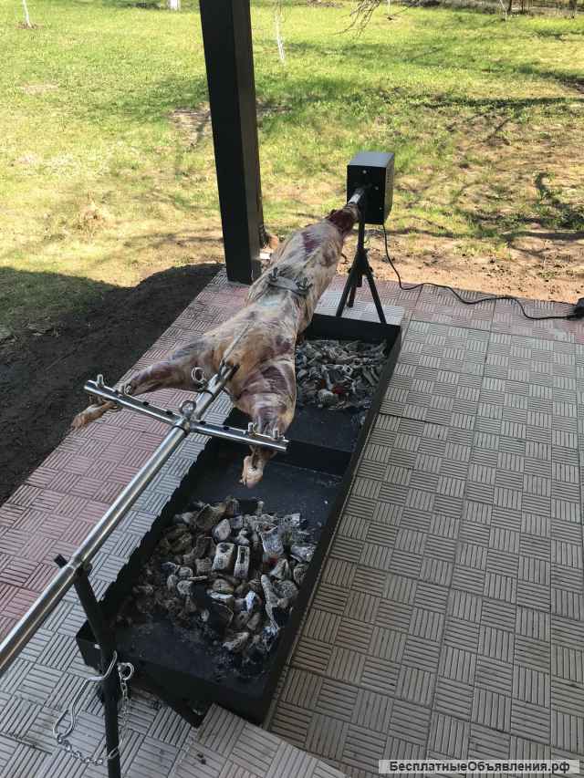 Разборный вертел для жарки барана
