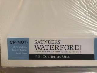 Акварельную бумагу saunders waterford