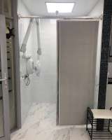 Штора рентгенозащитная ШтРЗ-1 раздвижная на роликах