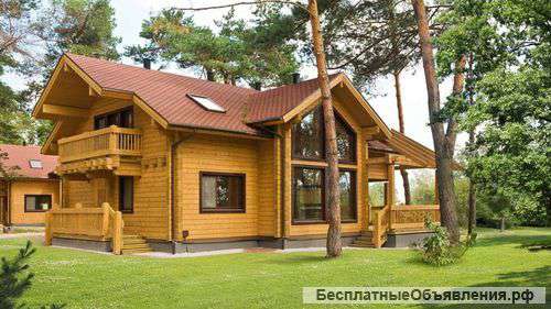 Деревянные дома, срубы под ключ, оцилиндрованное бревно, дома из сруба