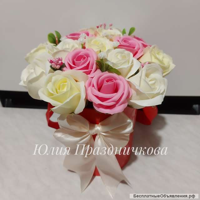 Нежные букеты из мыльных роз в Самаре Аврора, Парк Победы