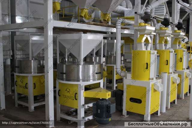 Оборудование для производства чечевицы, муки