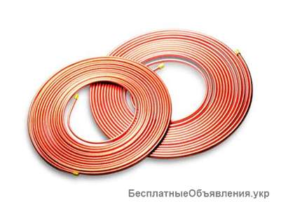 Труба медная, изоляция, припой для холодильников