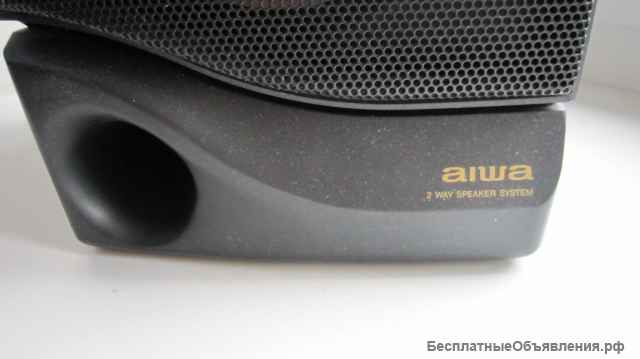 Колонка от магнитолы Aiwa 1 штука 2-х полосная 135х215х155 оригинальная