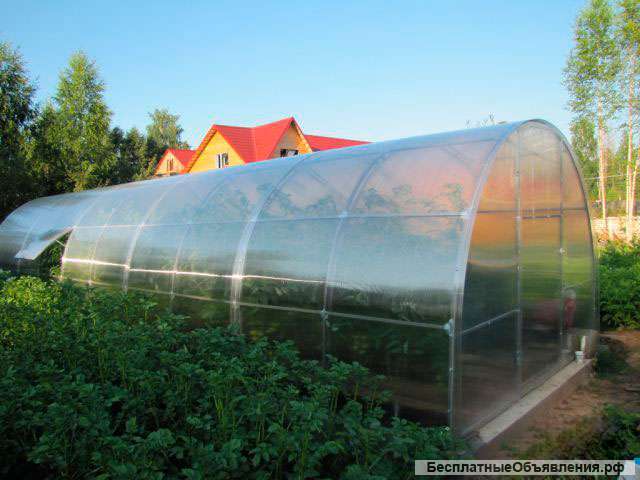 Теплица 2 - ая дуга изпрофильной оцинкованной трубы 25*25 мм