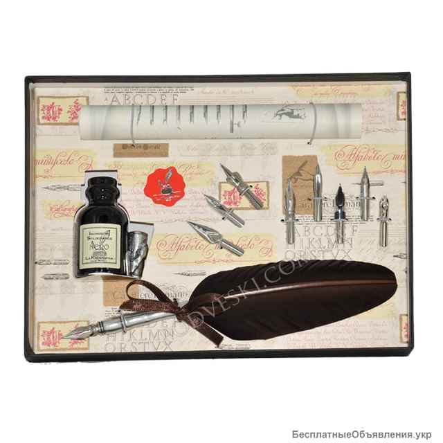 Наборы для каллиграфии Италия - подарок нотариусу, юристу, учителю