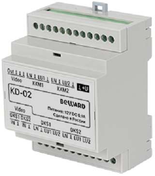 Коммутатор многоабонентских домофонов KD-02