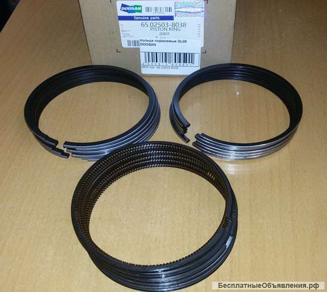 Кольца поршневые Daewoo Novus DL08