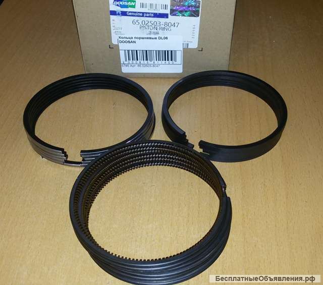 Кольца поршневые Daewoo Novus DL06