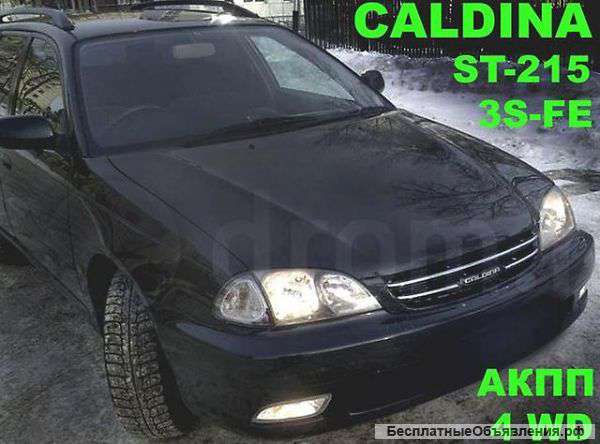 Caldina, ST-215, 2000 г. в., 3S-FE, акпп, 4wd