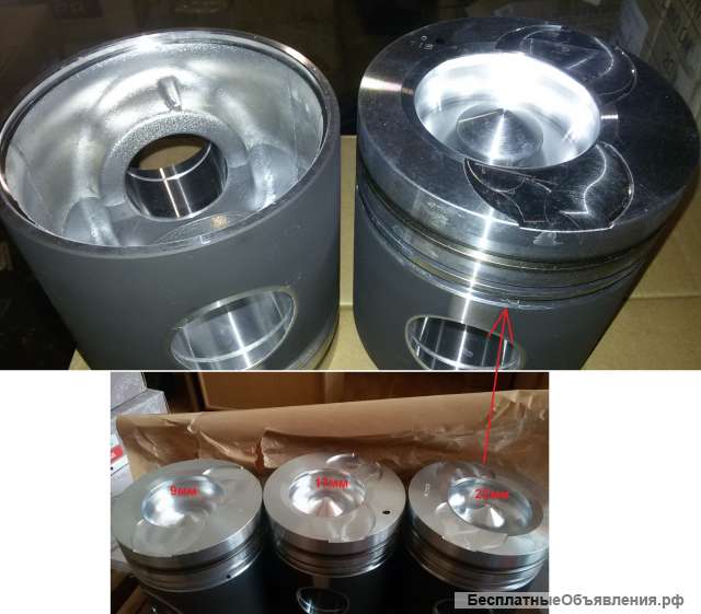 Поршень DE12Tis Daewoo Ultra Novus BS106