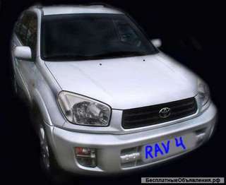 По запчастям Toyota RAV 4, 2002 г. в., 1AZ-FE, мкпп, 4wd, левый руль