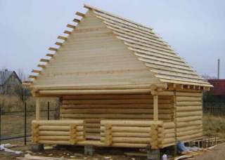 Срубыбань и срубы домов