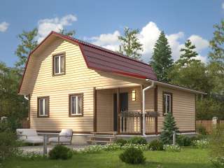 Строительство домов из бруса под ключ дёшево