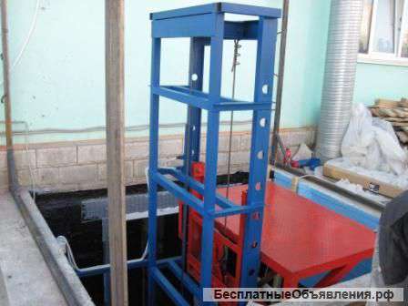 Мачтовый грузовой подъемник