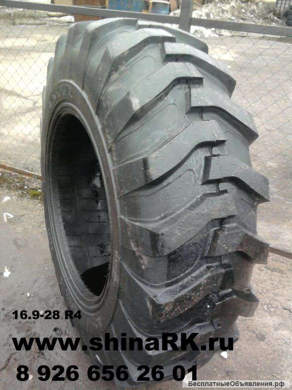 Шины на JCB 16.9-28, диски на JCB W14L*28
