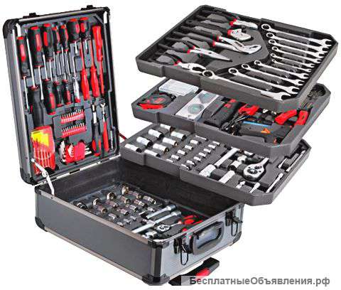 Набор инструментов в чемодане Komfortmax KF1062