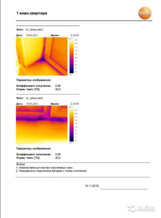 Услуги тепловизора, Тепловизионное обследование