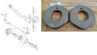 Гайка ступицы передней Daewoo Novus (9,5T) M48 (45*97*12)